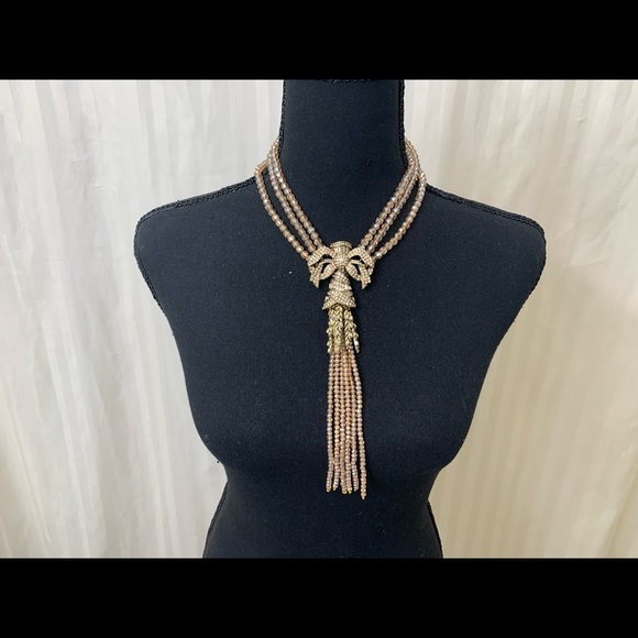 Heidi Daus Jewelry - Heidi Daus "Heavenly Harvest" Beaded Crystal Drop Necklace HD 2 verification